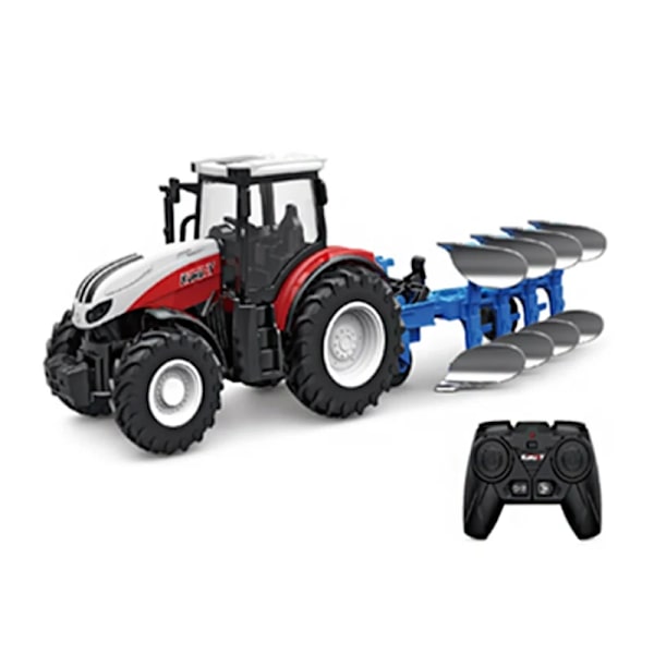 1/24 RC-lastbil lantbruks traktor bil släpvagn 2.4g fjärrkontroll bilar modell jordbruk miniatyr bonde djur modell leksaker barn pojke Model 7