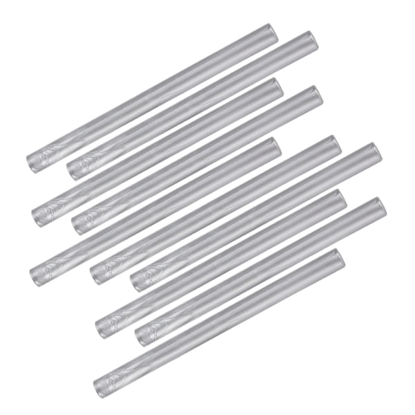 10 stk forseglingsvokspinner flerfarget små runde stempelverktøy for gjør-det-selv-invitasjoner kort konvolutter (sølv)