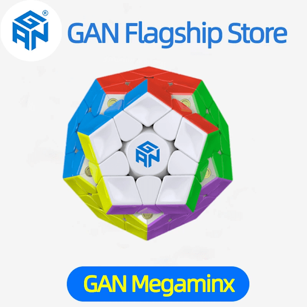 Megaminx M 3X3 Magnetisk Speed Cube Stickerless Professionell Megaminx Magic Cube 12 Speedcube Twisty Puzzle Leksaker Stickerless