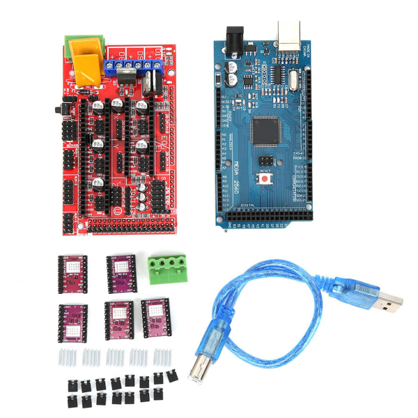3D Printer Kit for Mega 2560 R3 8825 Drive Printed Circuit Board for Reprap