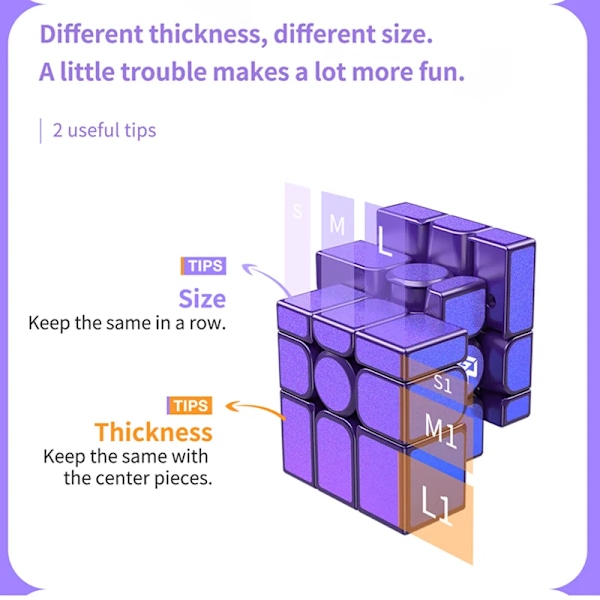 Mirror M Uv Cube 3X3 Magnetisk Magisk Speed Cube Professionell Gjuten Belagd 3X3 Mirror Cube Fidget Leksaker Cubo Magico Pussel mirror M UV