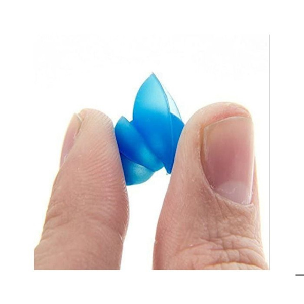 10 Par Silikonöronproppar I Mjuka Plastfodral Återanvändbara Tvättbara Nrr 28 Db För Sömn
