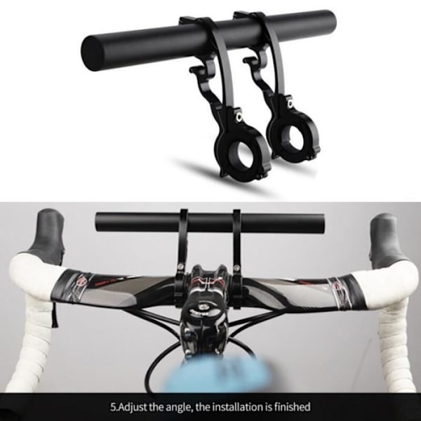 Reservdel, Cykelförlängningsstång, För Montering På Styren Med Krokar, Stödstorlek 20 Cm, I Legering, - Typ 20Cm -C