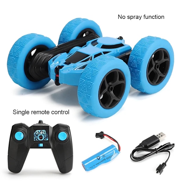 4WD RC-bil leksak - Geststyrning, spray, vridning, stunt, driftbil, radiostyrd, RC-leksaker för barn, pojkar, vuxna 1B single control B