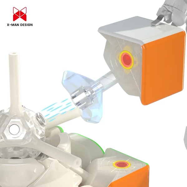 [Ecube] X-Man Tornado V3 3X3 Stickerless Professionell Speed Magic Cube För Tävling 3X3X3 Kub Pussel Pedagogisk Leksak Standard Version