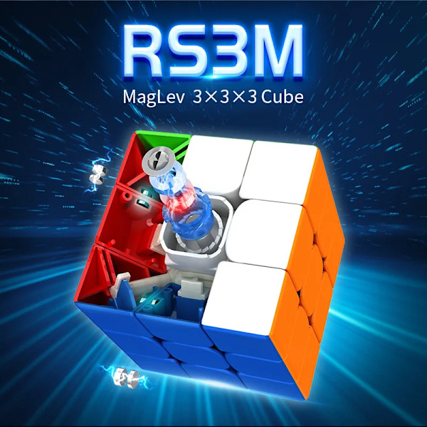 [Picube] Nyaste Rs3M Maglev 3X3X3 Magic Cube Mf3Rs3 M 3X3 Magico Cubo Rs3M Speed Puzzle Mf3Rs3 Pedagogiska Leksaker Pusselleksaker RS3M Stickerless