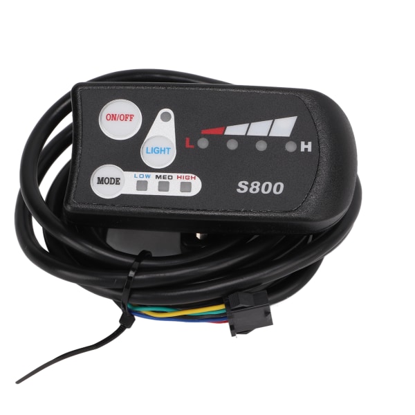 36V 48V elcykel S800 LED-skärm Kontrollpanel Vattentät Motorkontroller Displaymätare för elcykel