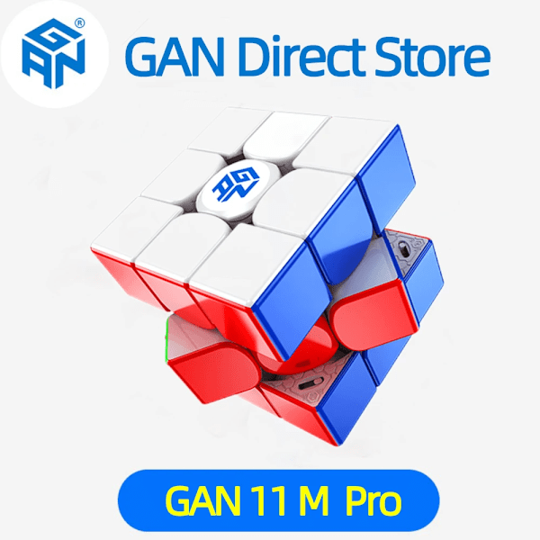 11 M Pro Magnetisk Speed Cube 3X3X3 11M Uv Professionell Magisk Kub 3X3 Speedcube Pussel Leksaker För Barn Frosted