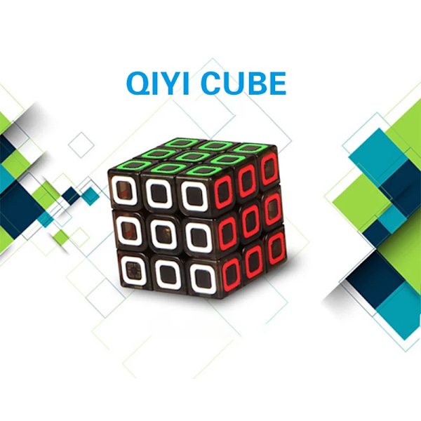 3X3X3 Pyraminx 3 Gånger;3 Magisk Kub Hastighetspussel Barnleksak 3X3 Spegel Cubo Magico Prick Cirkel Svart Bakgrund Kubpussel A