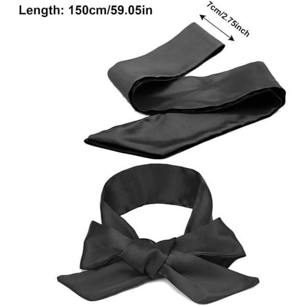 Sovmasker, Satin Ögonbindel, Nattögonbindel, Sexig Ögonbindel, För Vuxna Par Älskare (150 cm) 4 st