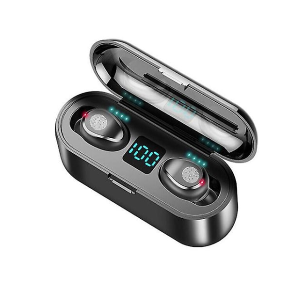Tws F9 langattomat kuulokkeet kuulokkeet kuulokkeet urheilu nappikuulokkeet 5.1 Bluetooth puhelimelle Xiaomi Samsung Hu Iphone Oppo Black