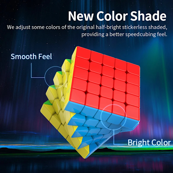 [Ecube] Aochuang Wr M Magnetisk 5X5X5 Speed Magic Cube 5X5 Cubo Magico Aochuang Wrm Puzzle Cube 5X5X5 Magnet Cube stickerless