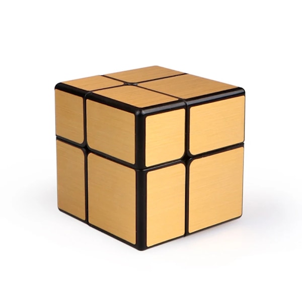 Warrior Magic Cube Basic Komma Igång Professionell Vattentät Stickless Pussel Magic Cube Utbildning Lärleksak För Barn Jingmian 2 Gold