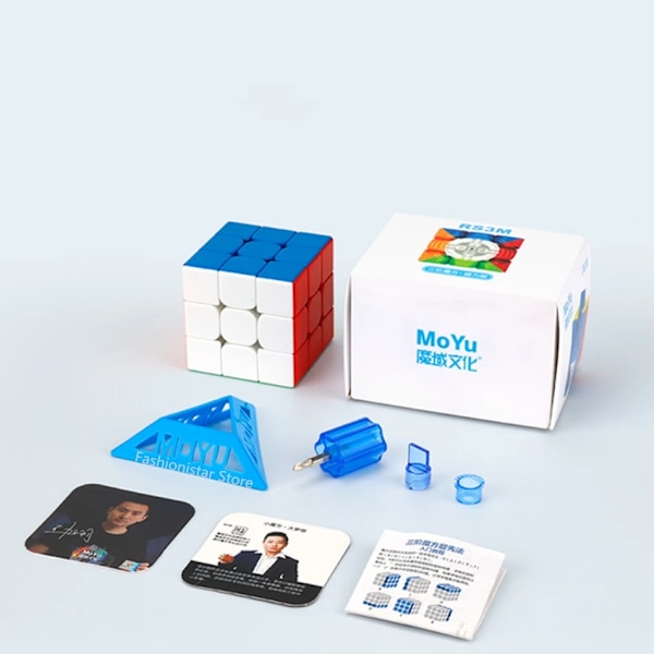 [Ecube] Rs3M 3X3X3 Magnetisk Magisk Kub Professionell Cubo Magisk Speed Cube 3X3 Spel Kub Rs3 M Kub Pussel Leksaker RS3M2020 Stickerless