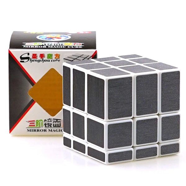 3X3X3 Speed Cube Rubix Borstad Spegel Professionell Cubo Magico Magic Cube Ungersk F