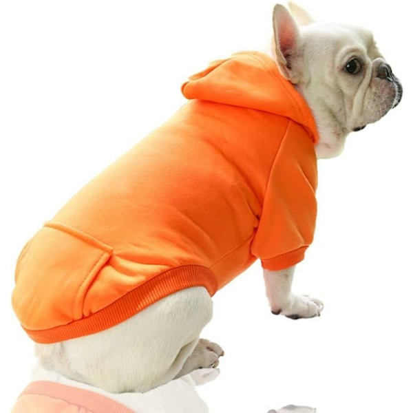 Hundhuvtröjor Varma Kläder Husdjur Huvstorlek Xxl Orange Färg Pzcc