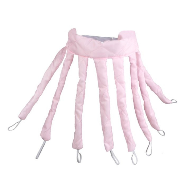 Mjukt värmelöst lockband för natten (Rosa)