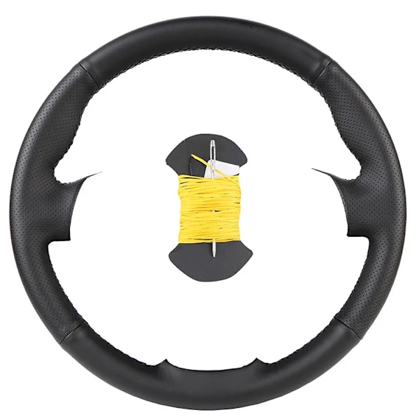 Skräddarsydd rattöverdrag för Hyundai Veracruz 2007-2012 ix55 2007-2012 Vera Cruz i konstläder Yellow