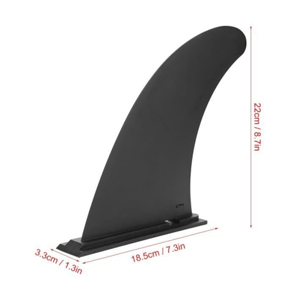 Surfing Accessosy Plast Surf Vatten Våg Fena För Stand Up Paddle Board Surfbräda Tillbehör (9 tum)