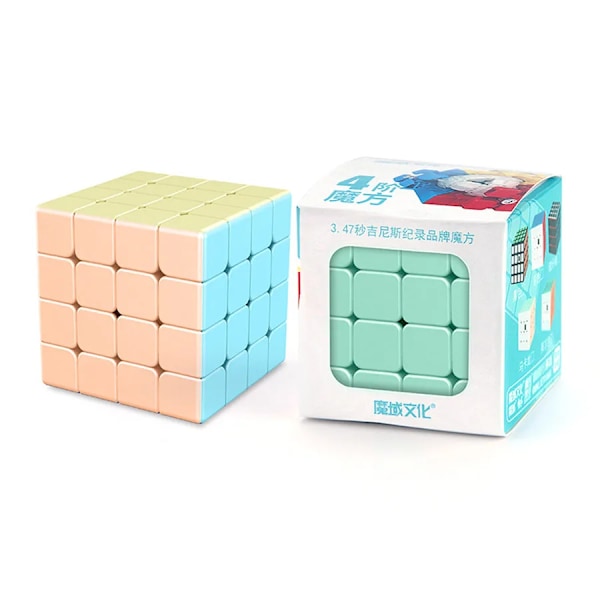 Marcaron Series Magic Cube 2X2 3X3 4X4 5X5 Pyramid Professionell Pedagogisk Cubo Magico Leksak Födelsedag Julklapp Macaron 4