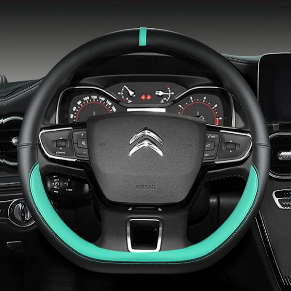 D-formad rattöverdrag för Citroën C3 II III 2009 - 2019 2020 C3 Aircross 2017 2018 2019 2020 2021 Berlingo 3 C4 Picasso 2 RED