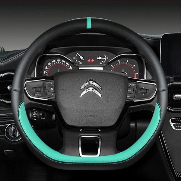 D-formad rattöverdrag för Citroën C3 II III 2009 - 2019 2020 C3 Aircross 2017 2018 2019 2020 2021 Berlingo 3 C4 Picasso 2 WINE RED