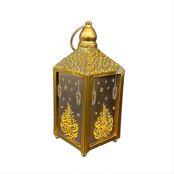 Ramadan lanterne Led hengende lanterner Ramadan dekorasjonslys Feriebelysning Smijern Nattlys