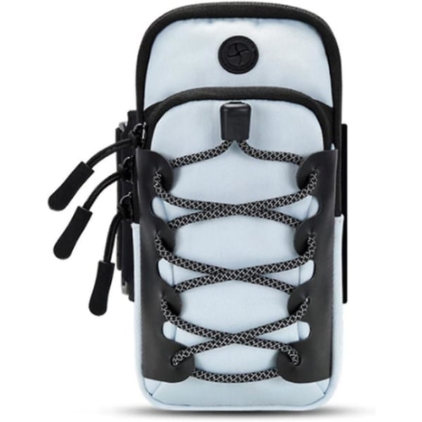 Sports Running Arm telefontaske - lyseblå, justerbar størrelse