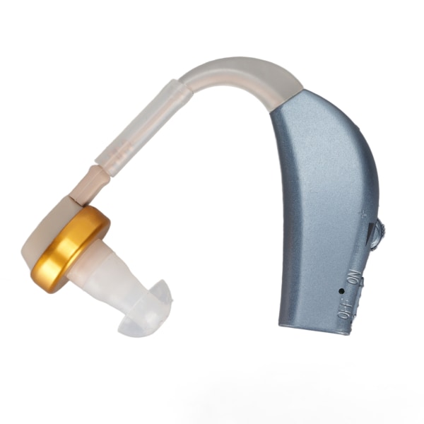 Ljudförstärkare Bärbar uppladdningsbar hörselförstärkare med ratttyp Ljudkontroll för seniorerBlå