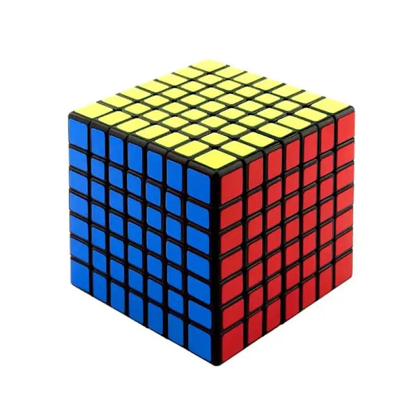Mfjs 7 7X7 Magic Speed Cube Stickerless Professionell Fidget Leksak 6 6X6 Cubo Magico Pussel Meilong 6 Black