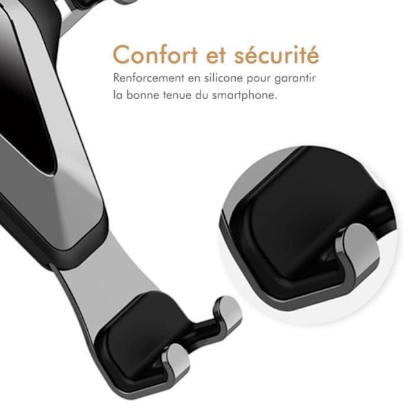 Bilhållare - Crosscall - Core-X4 - Gravitationsfäste - Plast - Svart