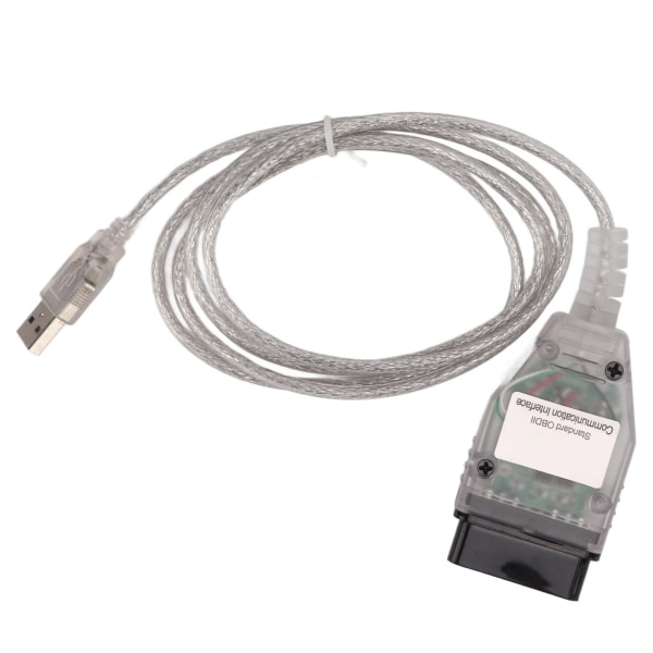 J2534 MINI VCI kabel plast OBD2 diagnoseledning til KLine ISO 9141, KWP 2000 ISO 142304