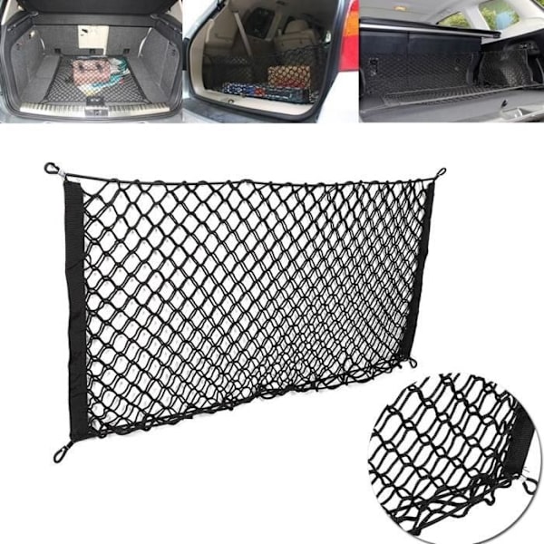 Universal Bil Bagage Nät Elastisk Bagageförvaring Lastnät 90X40Cm