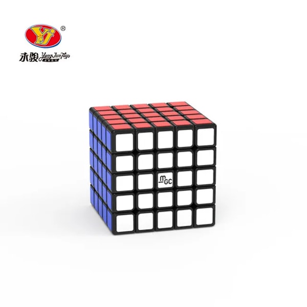 Yj Mgc Version Series 2X2 3X3 4X4 5X5 6X6 7X7 Elite M Magnetisk Megaminxeds Magic Speedcube Cubo Magico Leksaker För Barn Present MGC 5X5 Black