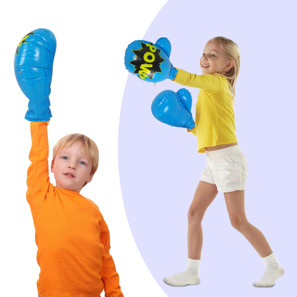 Uppblåsbara boxningshandskar för barn Ungdomsboxningsträningshandskar Leksaksboxningshandskar för pojkar Flickor Träning Träning