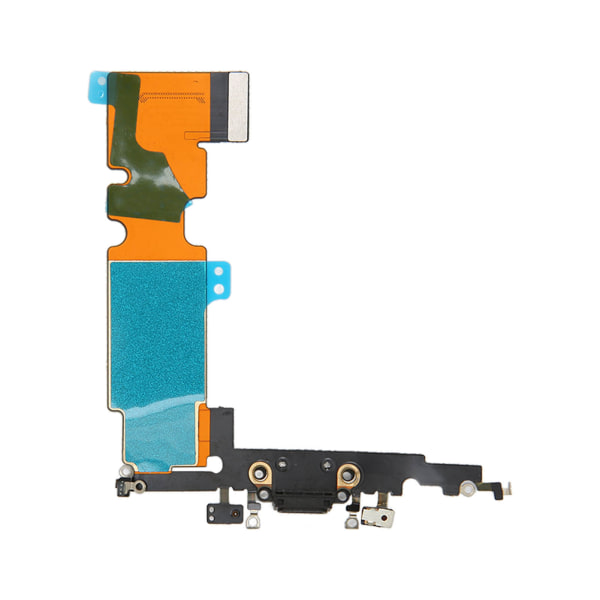 USB Laddning Flex Kabel Telefon Laddningsport Kontakt Flex Kabel Ersättning för IPhone 8 PlusBlack