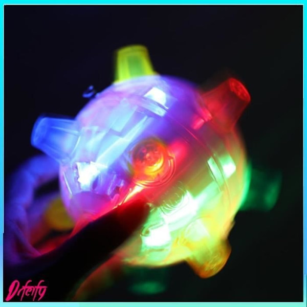 Drfeify Hundleksak - Lysande studsboll - Blinkande LED - Musik - Plast