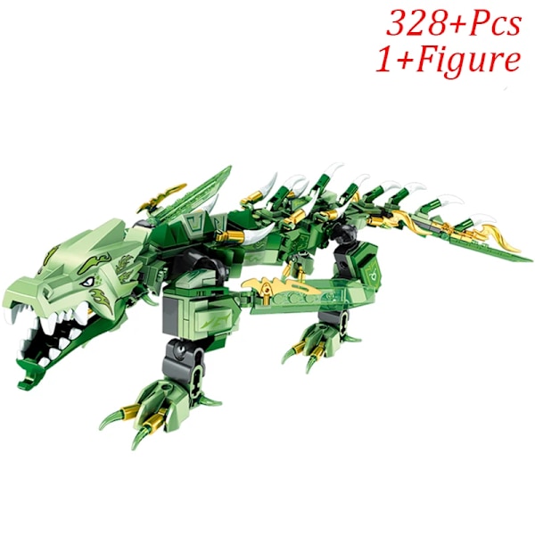 Ny spökninja-drakfartygsmodell byggklossar soldater figurer båt tegelstenar MOC kreativ expert leksaker för pojkar barn No Box 1 Figure(.101)