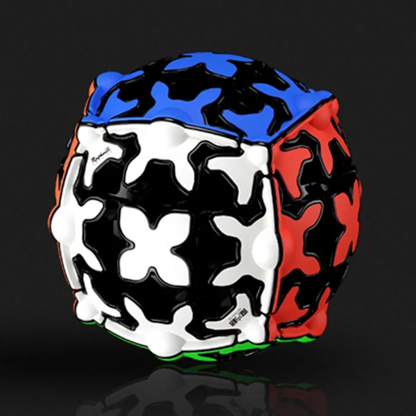 Gear 3X3 Pyraminx Magic Speed Cube Stickerless Professionella Fidget Leksaker Gear Ball Cubo Magico Carzy Gear Cylinder gear pyramid