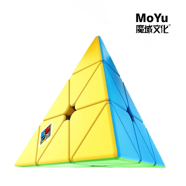 Mleilong 3X3 Pyramid Magic Cube Pyraminx 3 Gånger;3 Professionell Special Speed Puzzle Leksak 3X3X3 Original Ungersk Magcio Cubo Type 2