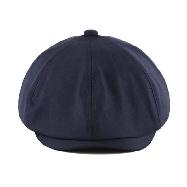 Keps, Tohuiyan Solid Newsboy Keps Herr Sommar Höst Ben Åttkantig Baker Boy Hatt - Marinblå Typ - 58Cm