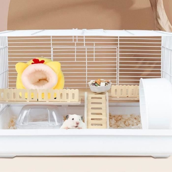 Pieces Mini Hamster Säng, Marsvinssängar För Små Djur, Tecknad Djurform, Varm Sovsäng