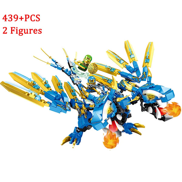 Ny spökninja-drakfartygsmodell byggklossar soldater figurer båt tegelstenar MOC kreativ expert leksaker för pojkar barn No Box 2 Figures(.106)