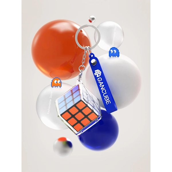 328 Nyckelring Kub 3X3X3 Pussel Magisk Kub Speed Cubes Nyckelring Kub, Mosaik Kub, 328 Kub, 330 Cubo Presentleksak 330