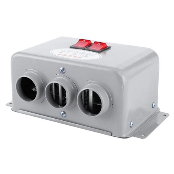 Aramox Bilvärmare Defroster Kompakt 12V Bilvärmare Vinter Snabb Uppvärmning Värmare 3 Hål 600W-800W