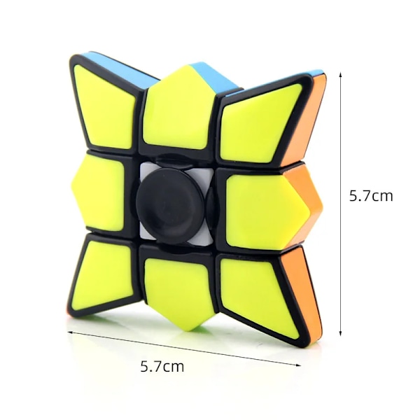 Fanxin 133 Fingertoppsgyro Kub Dekompressionsleksak Abs Kub Gyro Pussel Finger Gyro Vuxenleksak Spinner Godisfärg Barnpresent Chinese Packaging