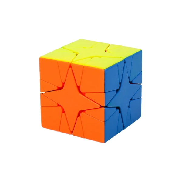 Magisk kub pussel Rubix kub pussel Cubo Rubix Speed Fidget Leksak Professionell Pyramid Lube Oblique Turn Alien Pusselkub Type 7