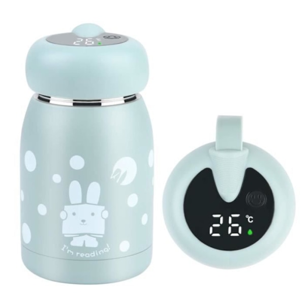 Isolerad vattenflaska - Barn - 320 ml - Rostfritt stål - LED-temperaturdisplay - BPA-fri blue