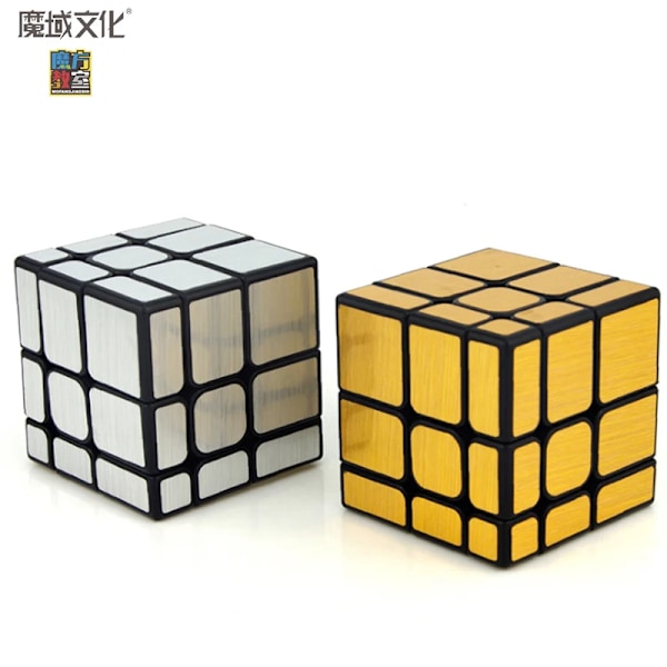 Mfjs Mirror Cube 3X3 Magic Speed Cube Stickerless Professionell Fidget Leksak Spegel 3X3 Cubo Magico Pussel mirror silver