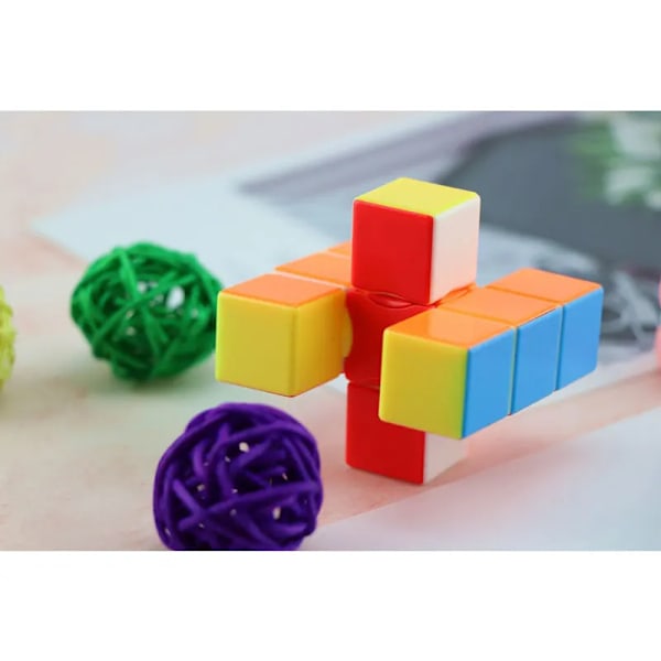 Ny Yj 1X3X3 Magisk Kub Pedagogiska Leksaker Twist Speed Magic Square Cubo Pussel Pedagogiska Födelsedagsleksaker Present C2